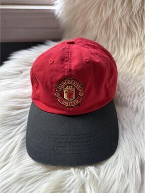Manchester United Red and Black Baseball Cap